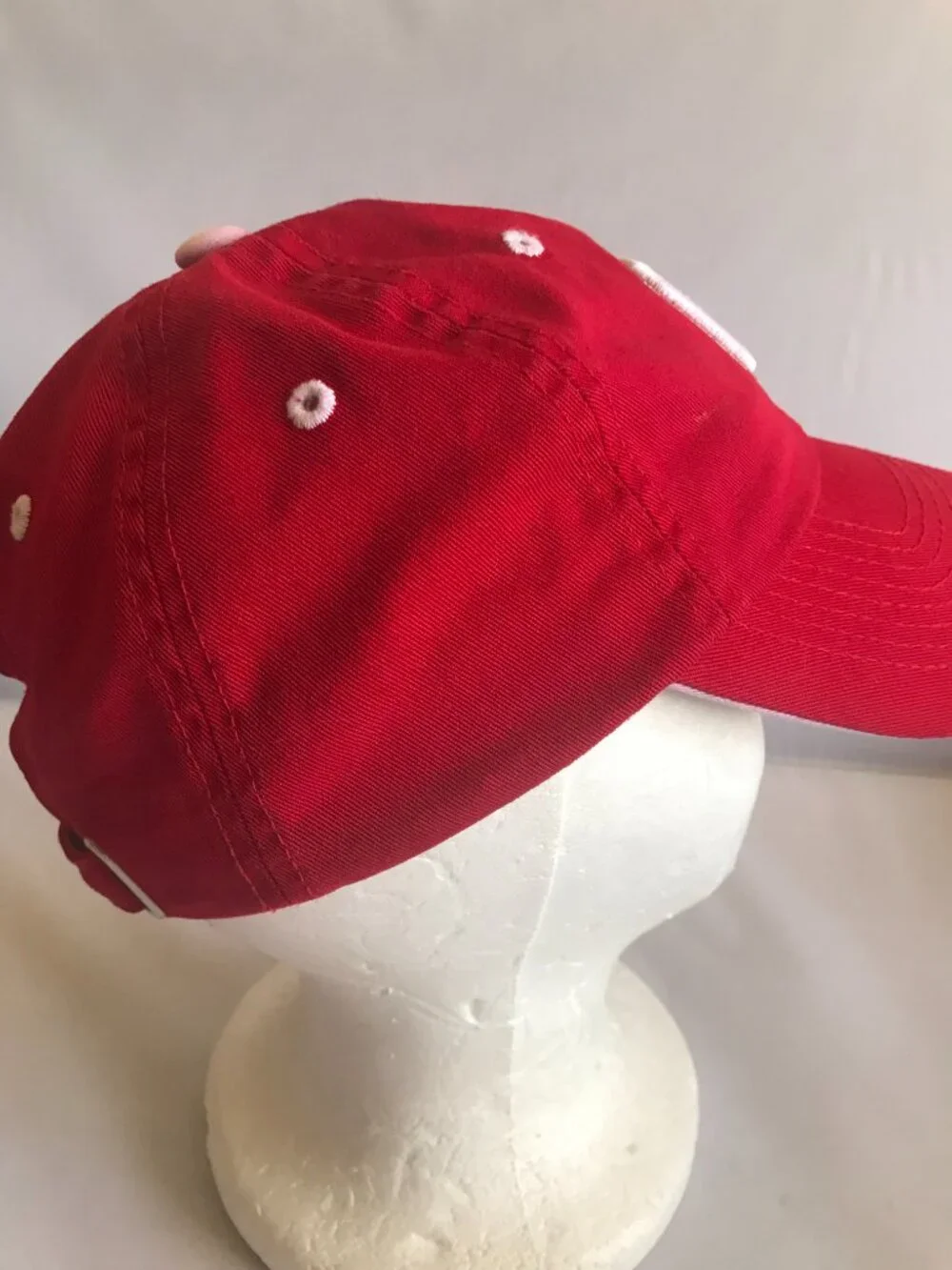Ohio State Buckeyes Hat Red Baseball Cap Adj. Buckle Top of the World